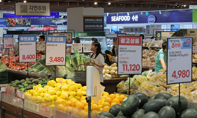 ▲5월 28일 서울 시내 한 대형마트에서 시민들이 장을 보고 있다. (연합뉴스)
