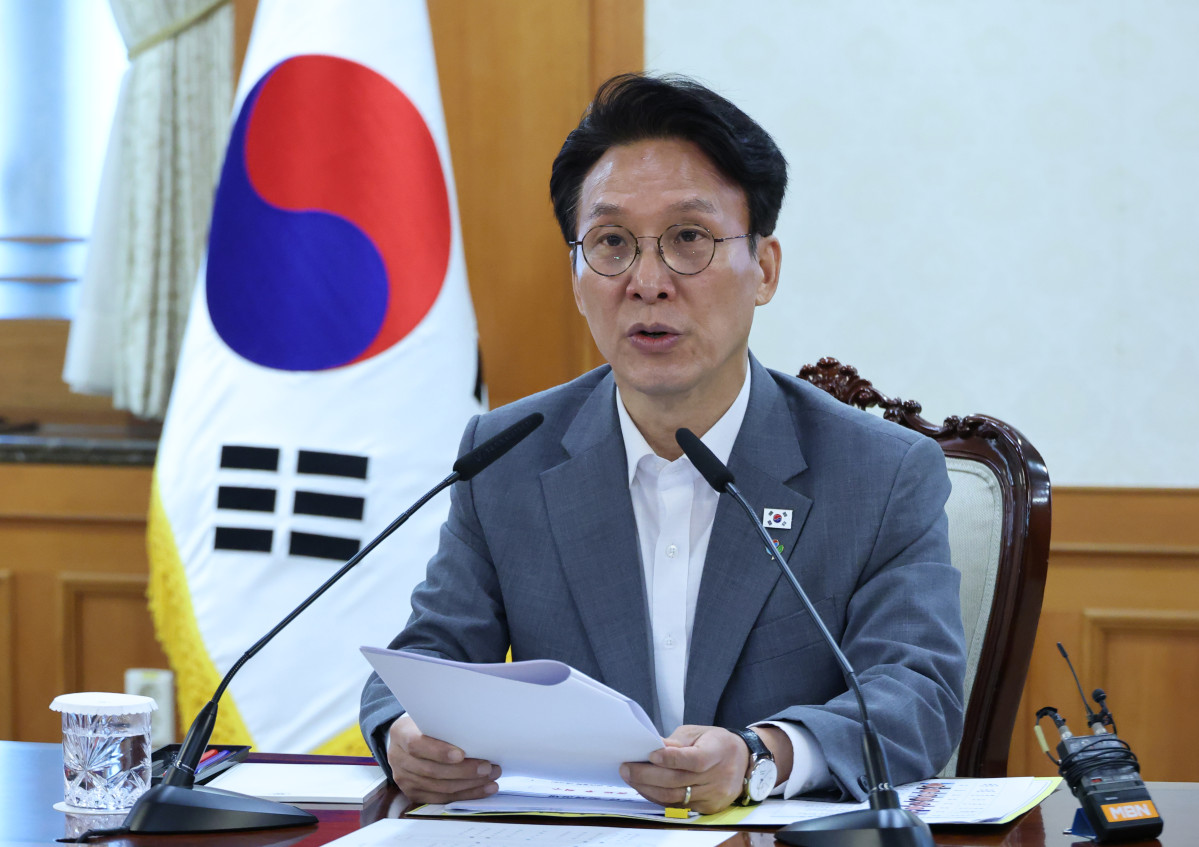 ▲김민석 국무총리가 15일 서울 종로구 정부서울청사에서 열린 제3차 국토공간 대전환 범정부 추진협의회에서 발언하고 있다. (연합뉴스)
