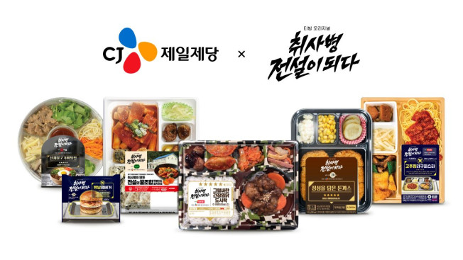 ▲드라마 취사병 전설이 되다XCJ제일제당 편의점 협업 제품 6종. (사진제공=CJ제일제당)