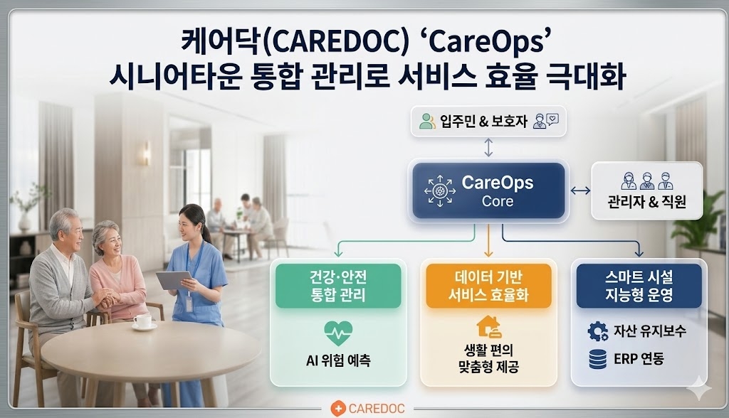▲케어닥, 시니어타운 운영 시스템 ‘케어옵스’ 출시(케어닥)