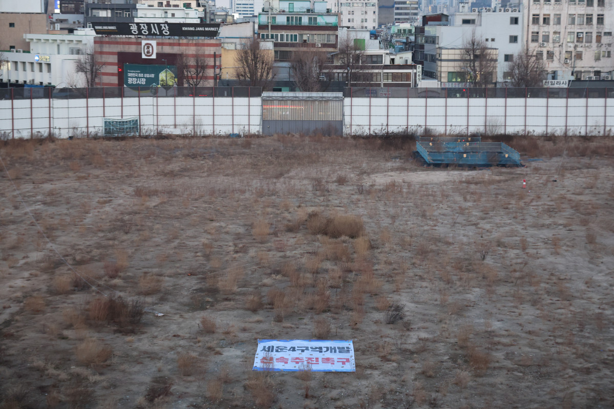 ▲서울 종로구 종묘 인근 세운4구역 (뉴시스)