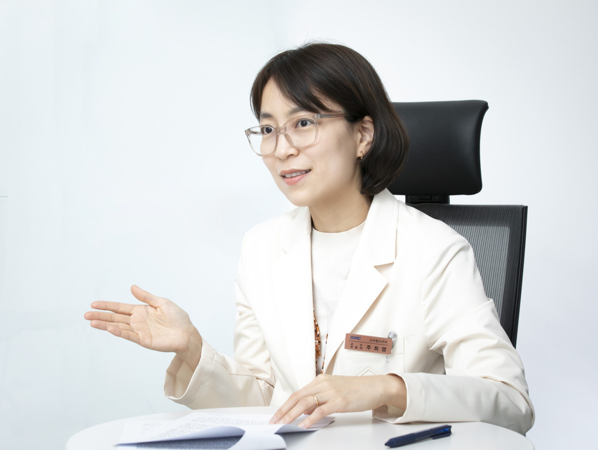 ▲주희영 삼성서울병원 소아청소년 혈액종양분과 주희영 교수가 본지와 인터뷰를 하고 있다. (이투데이DB)