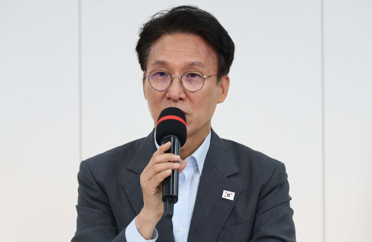 ▲김민석 국무총리가 21일 서울 송파구 한체대 개선관에서 열린 선관위 개혁 관련 시민 토론회에서 발언하고 있다. 신태현 기자 holjjak@