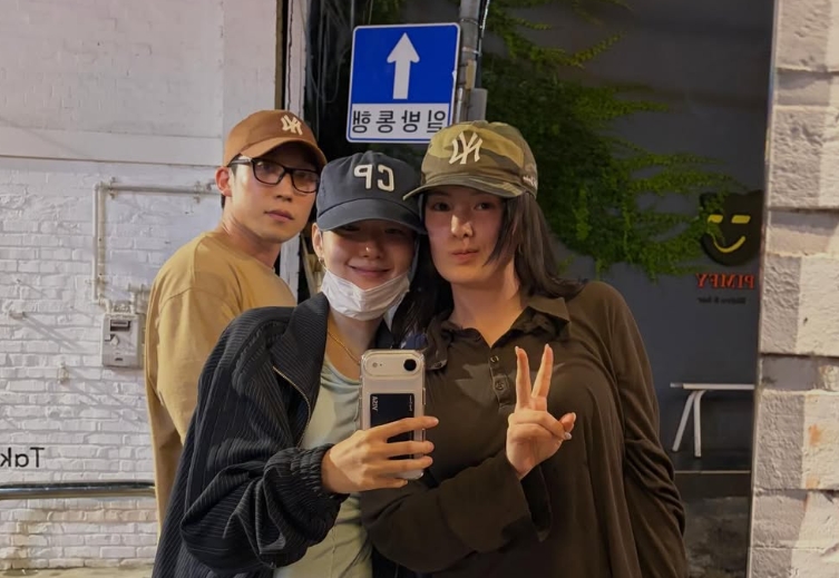 ▲왼쪽부터 이상이, 김고은 김용지. (출처=김용지 인스타그램 갈무리)