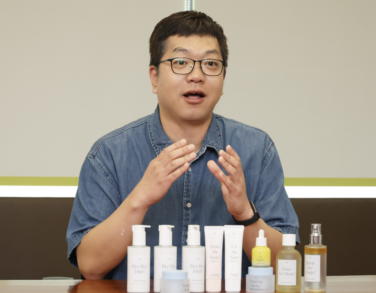 ▲박순민 GS샵 뷰티개발팀장이 서울 영등포구 문래동 본사에서 이투데이와 인터뷰를 하고 있다. (고이란 기자 photoeran@)