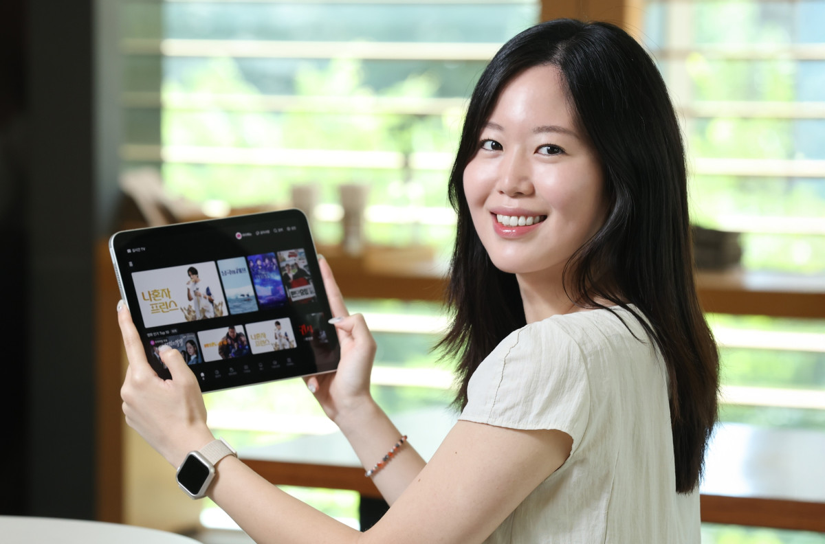 ▲LG유플러스, 아이패드로 보는 IPTV ‘U+tv 프리5 for iPad’ 세계 최초 출시. (사진제공=LG유플러스)
