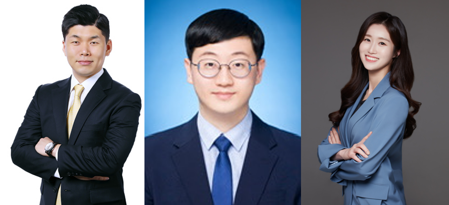 ▲(왼쪽부터) 신승진 삼성증권 투자정보팀장, 정상휘 교보증권 연구원, 정나영 우리투자증권 연구원. (사진제공=각 사)