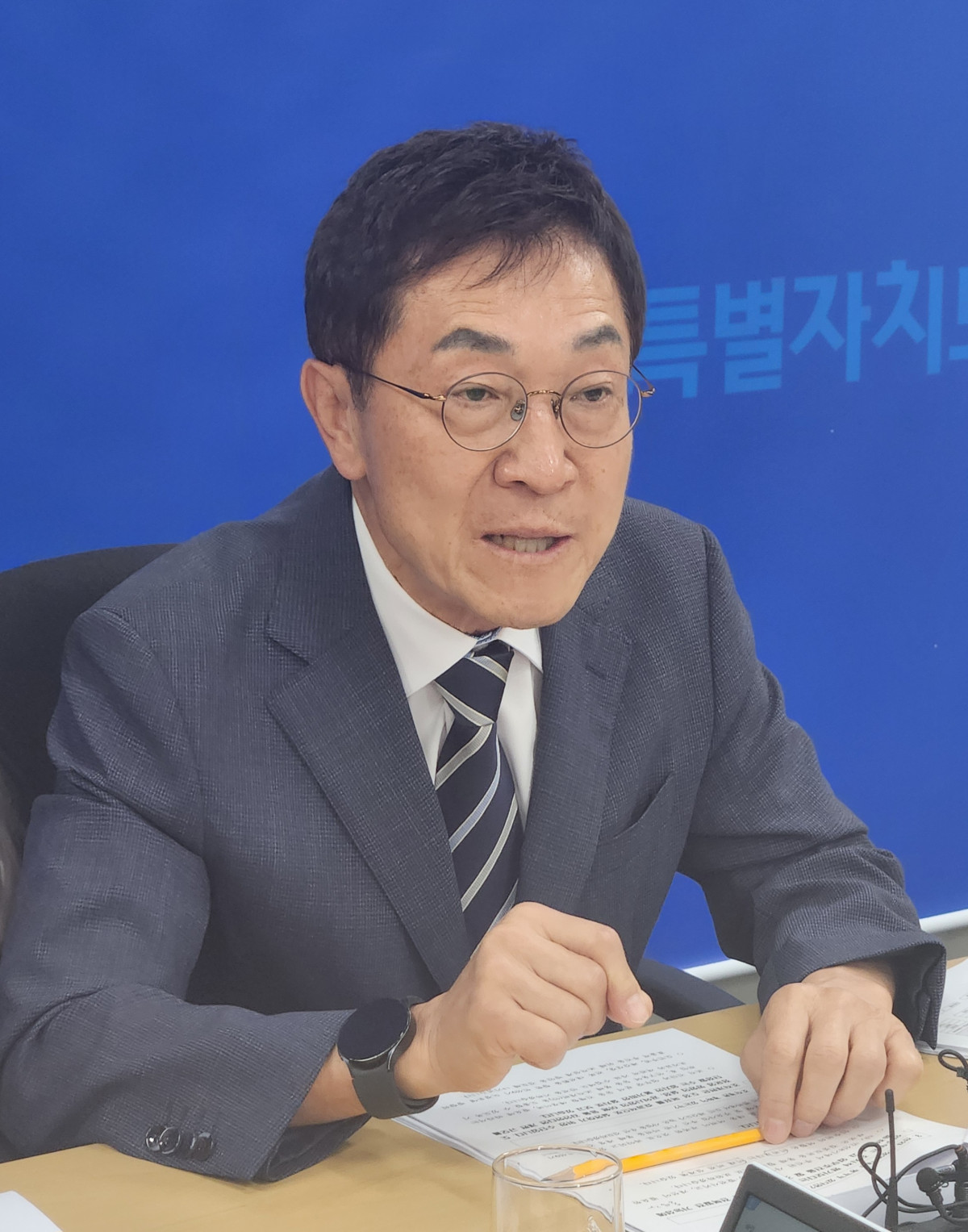 ▲신형식 인수위원장. (사진제공=이원택 전북지사직 인수위원회)