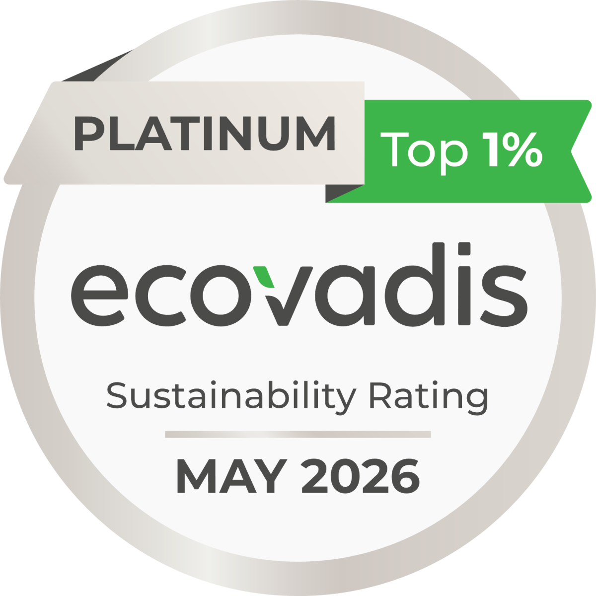 ▲에코바디스(EcoVadis) 플래티넘(Platinum) 등급 획득 (사진=HMM)
