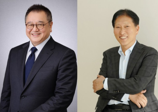 ▲(왼쪽부터) 한영돈 한울생약 대표와 김상범 유한회사 충무타올 대표. (사진제공=중소기업중앙회)