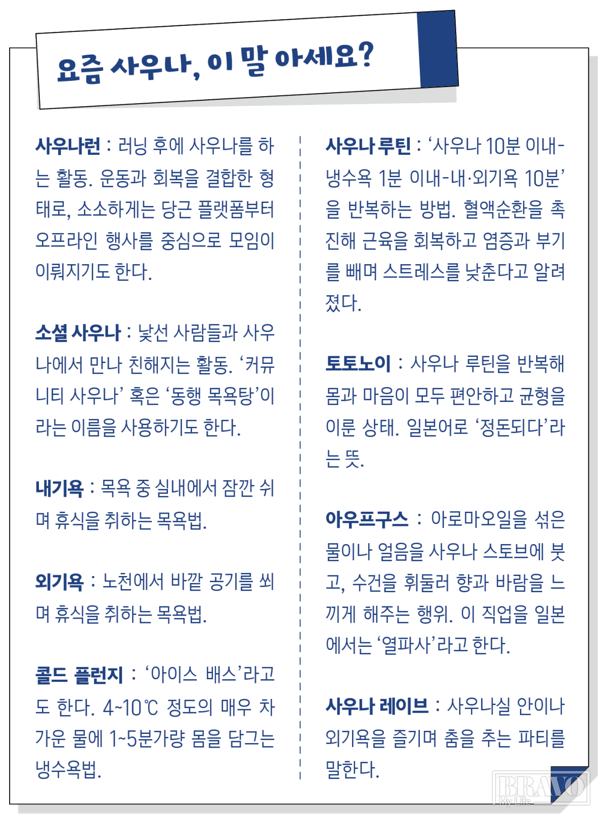 ▲요즘 사우나, 이말 아세요?(그래픽 유영현 기자)