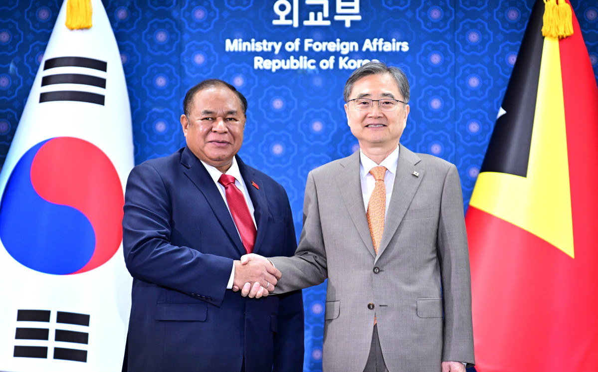 ▲한국과 동티모르 외교장관 회담. (외교부)