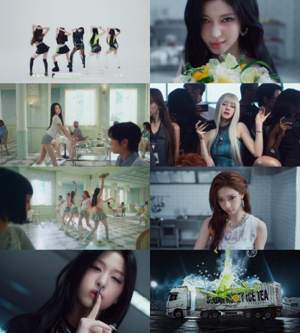 ▲베이비몬스터 'SUGAR HONEY ICE TEA' 뮤직비디오 티저(사진출처=YG엔터테인먼트)