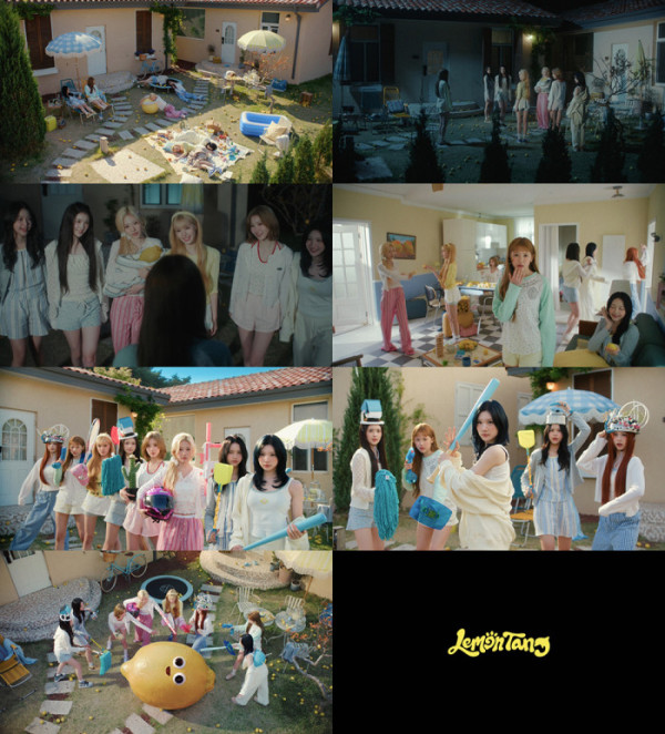 ▲하츠투하츠 'Lemon Tang' 트레일러(사진출처=SM엔터테인먼트)