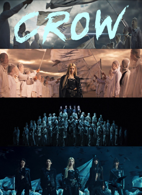 ▲아이들 'Crow' 뮤직비디오(사진출처=큐브엔터테인먼트)