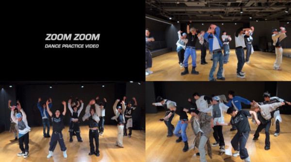 ▲'ZOOM ZOOM' 안무 연습 영상 비디오(사진출처=YG엔터테인먼트)