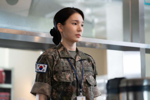 ▲'취사병 전설이 되다' 조예린 역을 맡은 배우 한동희(사진제공=티빙)