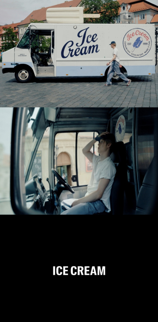 ▲투모로우바이투게더 연준 'ICE CREAM IS COMING' 갈무리(사진출처=빅히트뮤직(하이브))