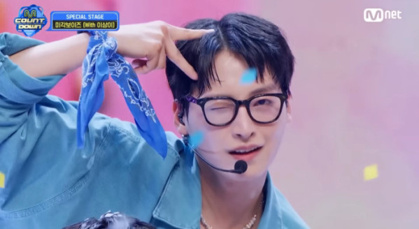 ▲'엠카운트다운'에 미각보이즈로 출연한 배우 임지호(사진=Mnet 방송화면 캡처 )