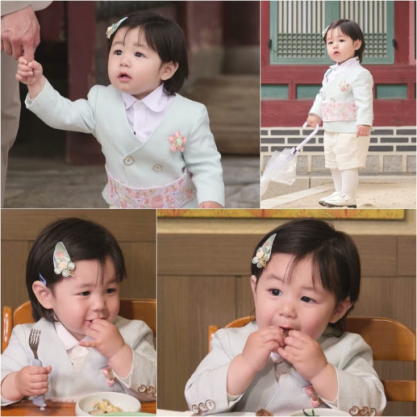 ▲'슈퍼맨이 돌아왔다' 하루(사진출처=KBS2)