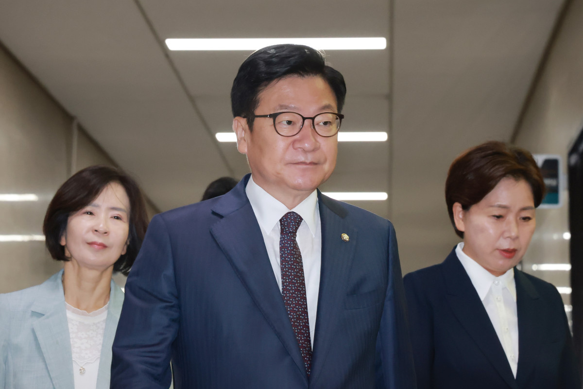 ▲국민의힘 정점식 원내대표가 2일 국회에서 열린 최고위원회의에 참석하고 있다. (연합뉴스)