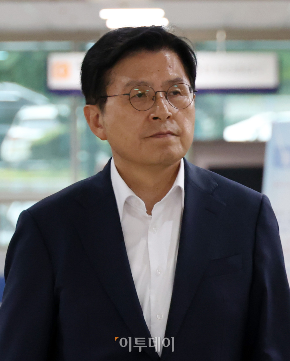 ▲12·3 비상계엄 선포와 관련해 내란선동 등 혐의로 기소된 황교안 자유와혁신 대표(전 국무총리)가 2일 서울 서초구 서울중앙지법에서 열린 1차공판에 출석하고 있다. 고이란 기자 photoeran@ (이투데이DB)