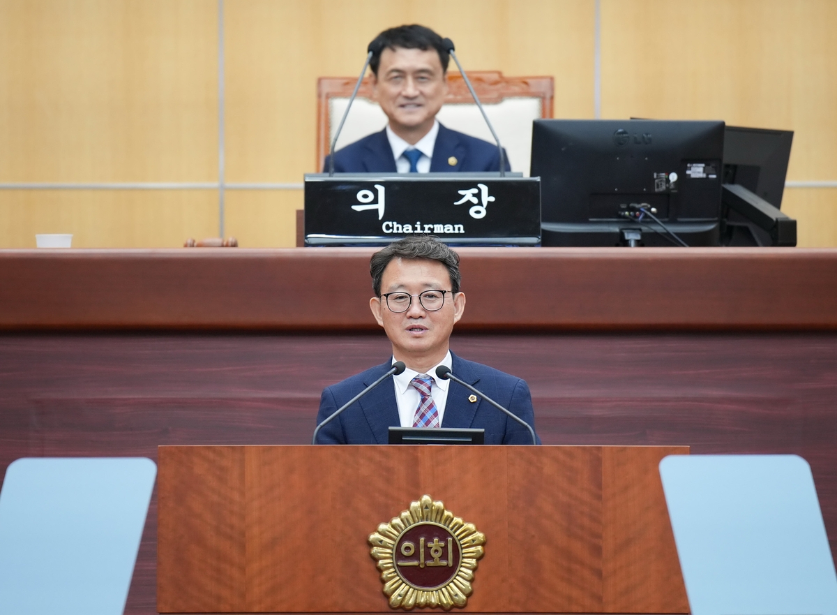 ▲김성수 전북도의원 발언. (사진제공=연합뉴스)