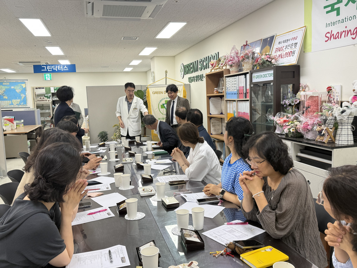 ▲그린닥터스가 DR 콩고 지원을 위한 긴급회의를 소집하고 있다. (사진제공=그린닥터스)