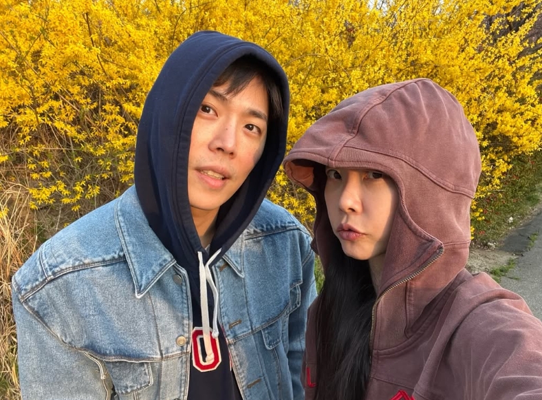 ▲이동하-소진 부부. (출처=걸스데이 소진 SNS 갈무리)