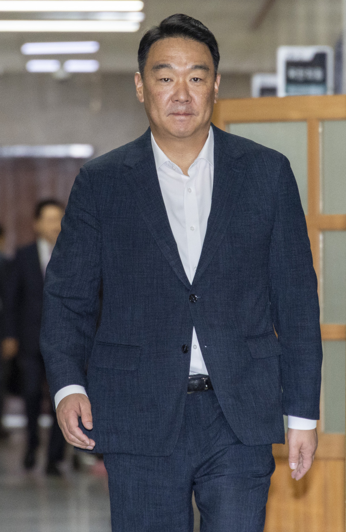▲국민의힘 정희용 사무총장이 25일 국회에서 열린 최고위원회의에 입장하고 있다. (연합뉴스)