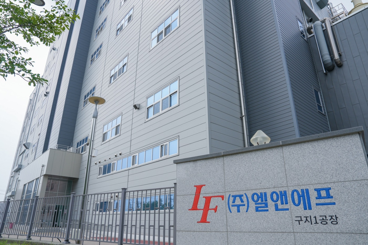 ▲엘앤에프 구지1공장 전경. (사진제공=엘앤에프)