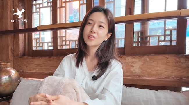 ▲배우 백진희. (출처=유튜브 채널 '지니이즈백' 화면 갈무리)