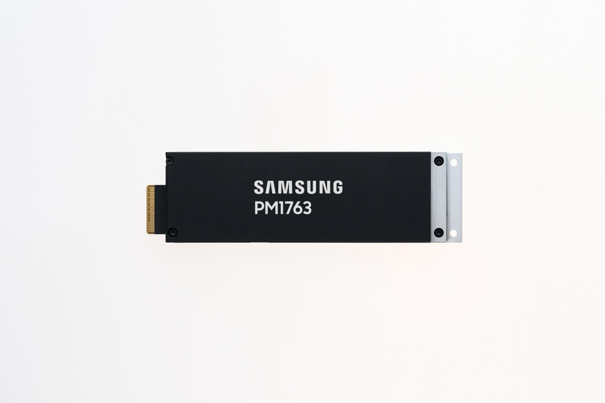 ▲삼성전자 기업용 SSD 'PM1763' (사진제공=삼성전자)