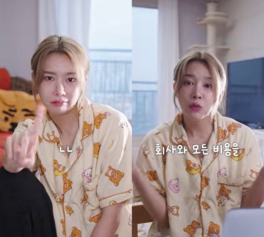 ▲그룹 모모랜드 출신 혜빈. (출처=유튜브 '묘혜빈' 쇼츠 영상 갈무리)