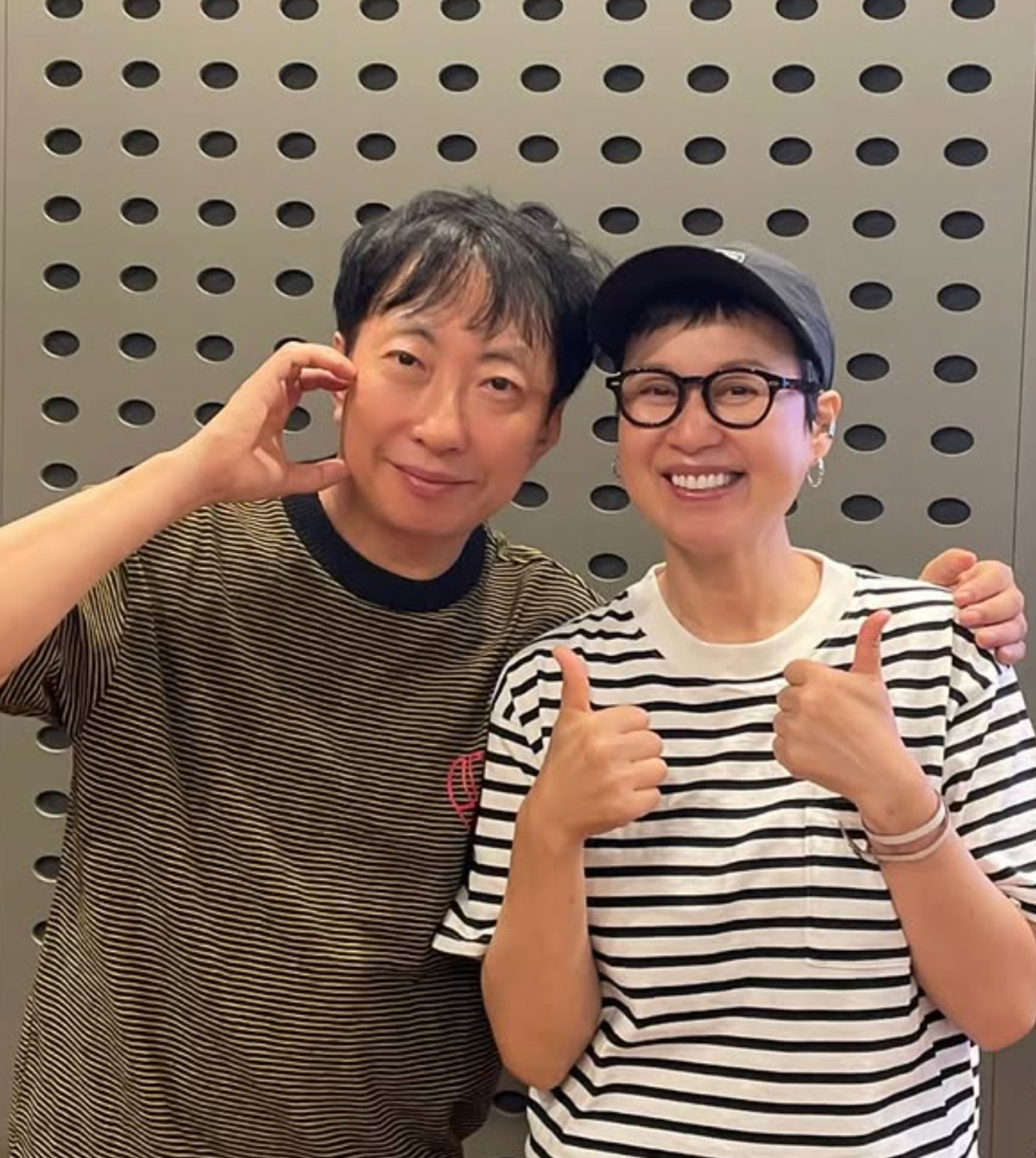 ▲방송인 박명수(왼), 박미선. (출처=‘박명수의 라디오쇼’ 공식SNS)