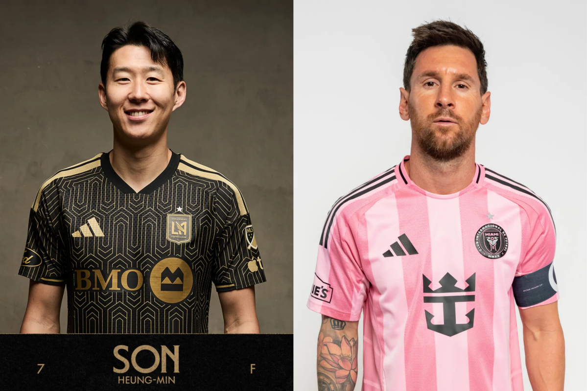 ▲손흥민(LAFC)와 메시(인터 마이애미). (출처=LAFC, 인터 마이애미 공식 홈페이지 캡처)