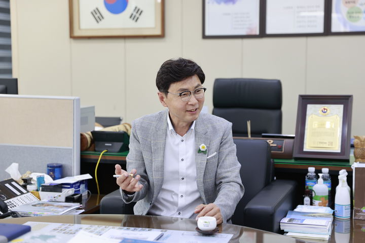 ▲김철우 전남광주특별시 보성군수. (사진제공=보성군)