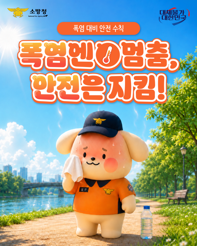 ▲소방청 폭염 안전수칙 포스터. (자료제공=소방청)