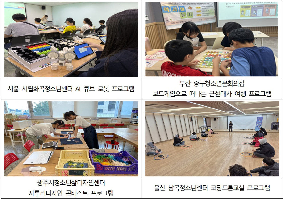 ▲여름방학을 맞아 전국 800여개 청소년수련시설에서 진로 탐구와 경제, 문화예술, 스포츠 등 다양한 체험활동 프로그램이 운영된다. (사진=성평등가족부)