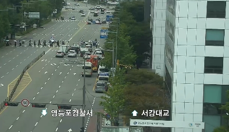 ▲[속보] 국회 인근 화재…국회대로→서강대교 교통 혼잡 (출처=경찰청(UTIC))