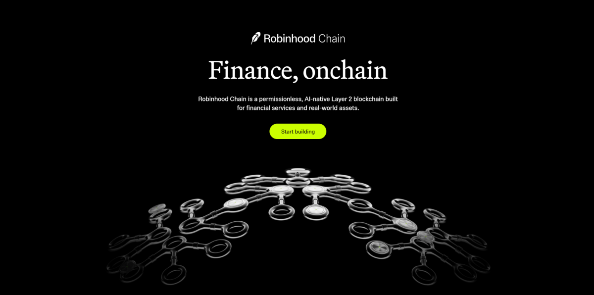▲로빈후드가 공개한 이더리움 기반 레이어2 블록체인 '로빈후드 체인(Robinhood Chain)' (출처=Robinhood)