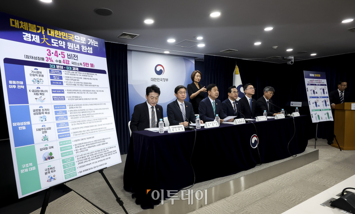 ▲구윤철 부총리 겸 재정경제부 장관이 14일 서울 종로구 정부서울청사에서 열린 '2026년 하반기 경제성장전략 관계부처 합동브리핑'에서 발언하고있다. 고성준 기자 joonko1@