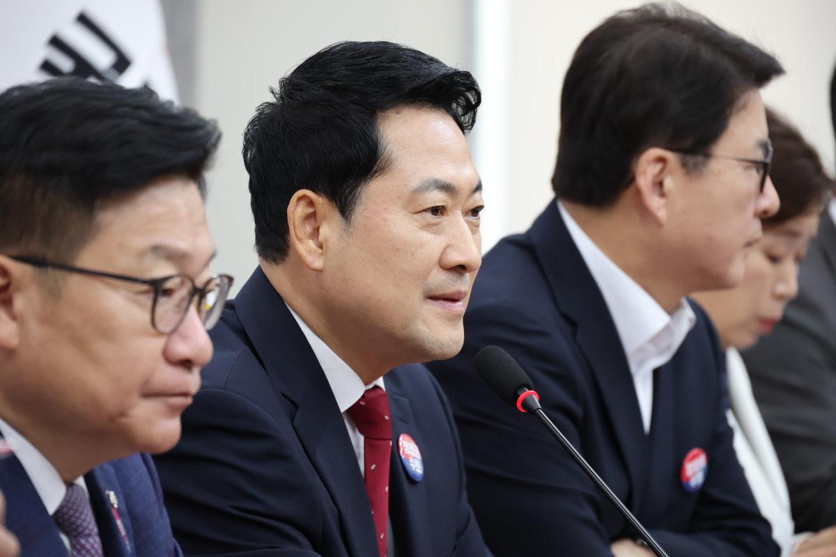 ▲국민의힘 장동혁 대표가 16일 국회에서 열린 최고위원회의에서 발언하고 있다. (연합뉴스)