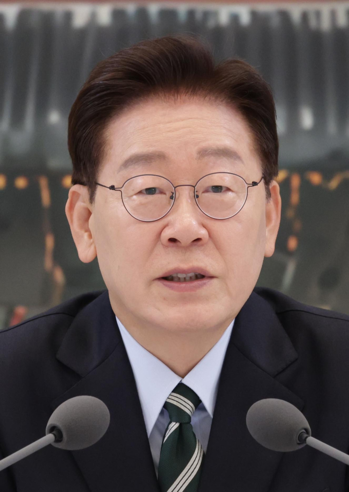 ▲이재명 대통령이 16일 청와대 영빈관에서 열린 부처 업무보고에서 발언하고 있다. 2026.7.16 [청와대통신사진기자단]