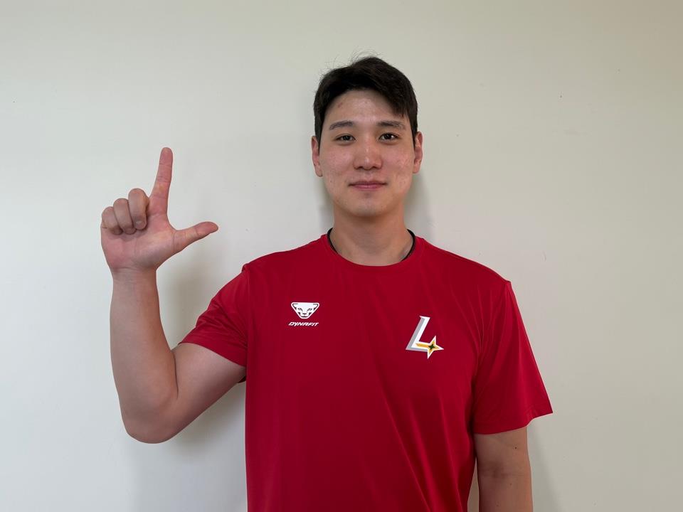 ▲SSG 유니폼을 입은 포수 전준호. (사진제공=SSG 랜더스)