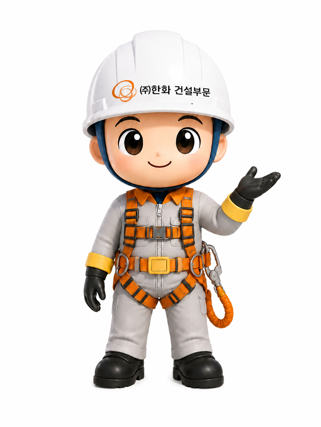 ▲한화 건설부문의 안전캐릭터 ‘한수호’. (사진제공=한화 건설부문)