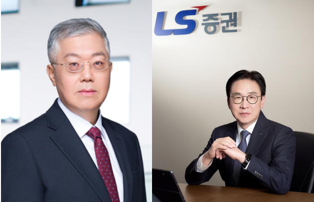 ▲(왼쪽부터) 조효제 법무법인 세종 고문 겸 LS증권 사외이사와 홍원식 LS증권 대표이사. (사진제공=LS증권, 법무법인 세종)