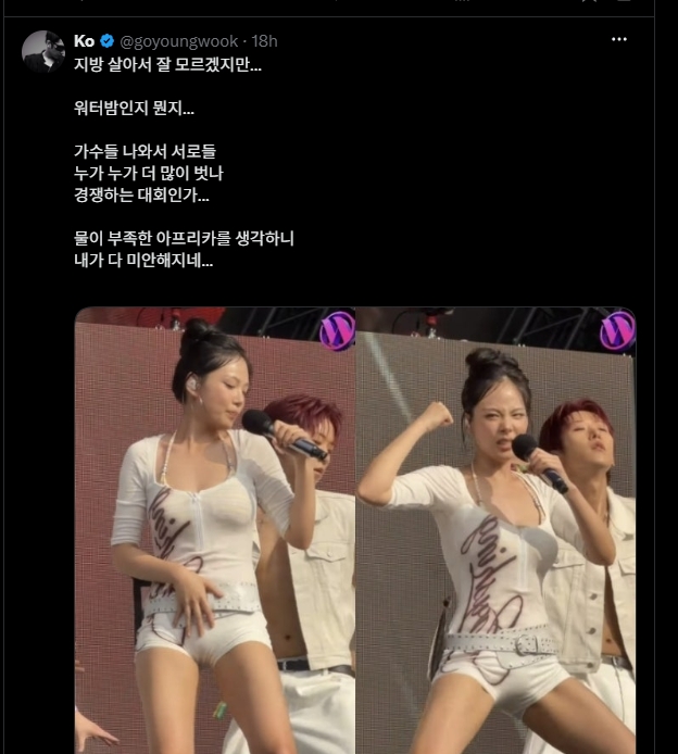 ▲고영욱이 자신의 SNS에 올린 글. (출처=고영욱 엑스(X))