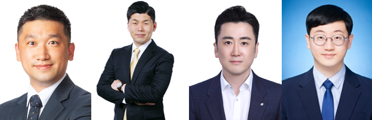 ▲(왼쪽부터) 김석환 미래에셋증권 연구원, 심승진 삼성증권 투자정보팀장, 이경민 대신증권 연구원, 정상휘 교보증권 연구원. (사진제공=각 사)