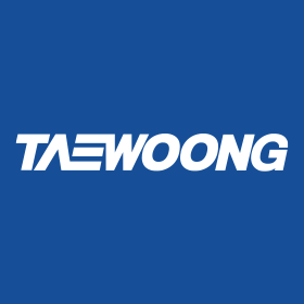 ▲태웅의 기업 로고가 파란색 배경 위에 표시되어 있어 29일 보도된 테라파워 4세대 소형모듈원전 부품 수주 추진 등 주요 사업 동향을 간접적으로 보여주고 있다.